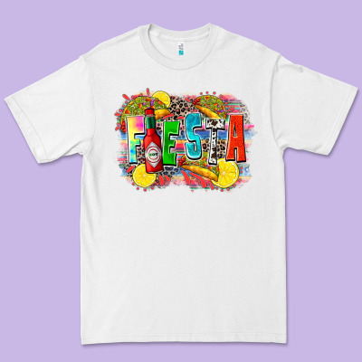 Taco Fiesta Premium Tee Designed By Zillion Design Studio