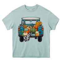Arona Fall Pumpkin Farm Truck Heavy Core Tee - RanaPortraitStore