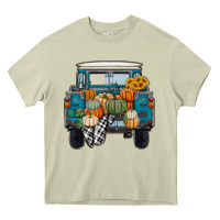Mossy Fall Pumpkin Farm Truck Heavy Core Tee - RanaPortraitStore