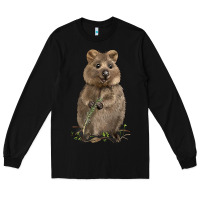 Black Quokka Long Sleeve Tee - LillyAllenDesigns