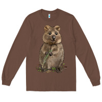Chestnut Quokka Long Sleeve Tee - LillyAllenDesigns