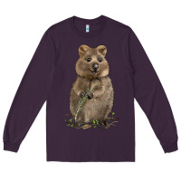 Plum Quokka Long Sleeve Tee - LillyAllenDesigns