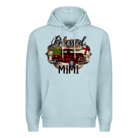 Blue Mist Blessed Mimi Christmas Truck Premium Hoodie - Bettercallsaul