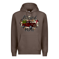Coffee Blessed Mimi Christmas Truck Premium Hoodie - Bettercallsaul