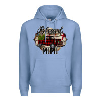 Colony Blue Blessed Mimi Christmas Truck Premium Hoodie - Bettercallsaul