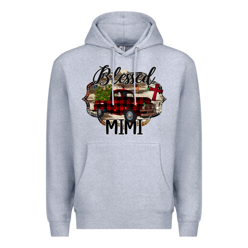 Blessed Mimi Christmas Truck Premium Hoodie by Bettercallsaul | Teevron