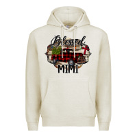 Oatmeal Heather Blessed Mimi Christmas Truck Premium Hoodie - Bettercallsaul