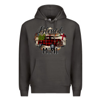 Smoke Blessed Mimi Christmas Truck Premium Hoodie - Bettercallsaul