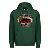 Sports Green Blessed Mimi Christmas Truck Premium Hoodie - Bettercallsaul