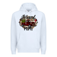 White Blessed Mimi Christmas Truck Premium Hoodie - Bettercallsaul