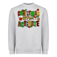 Heather Grey christmas spirit activate Heavyweight Sweatshirt - AdoDesignShop