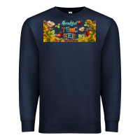 Navy thankful teacher fall libbey glass Premium Sweatshirt - BundleAndBundleShop