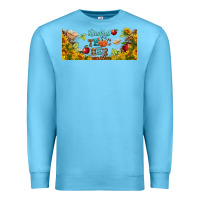 Ocean Blue thankful teacher fall libbey glass Premium Sweatshirt - BundleAndBundleShop