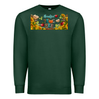 Sports Green thankful teacher fall libbey glass Premium Sweatshirt - BundleAndBundleShop