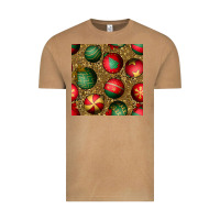 Vintage Camel christmas ornaments and leopard seamless pattern Vintage Tee - BundleAndBundleShop