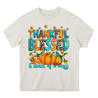 Thankful Blessed And Kind Of A Mess Heavy Core Tee | Teevron