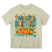 Mossy Thankful blessed and kind of a mess Heavy Core Tee - RanaPortraitStore