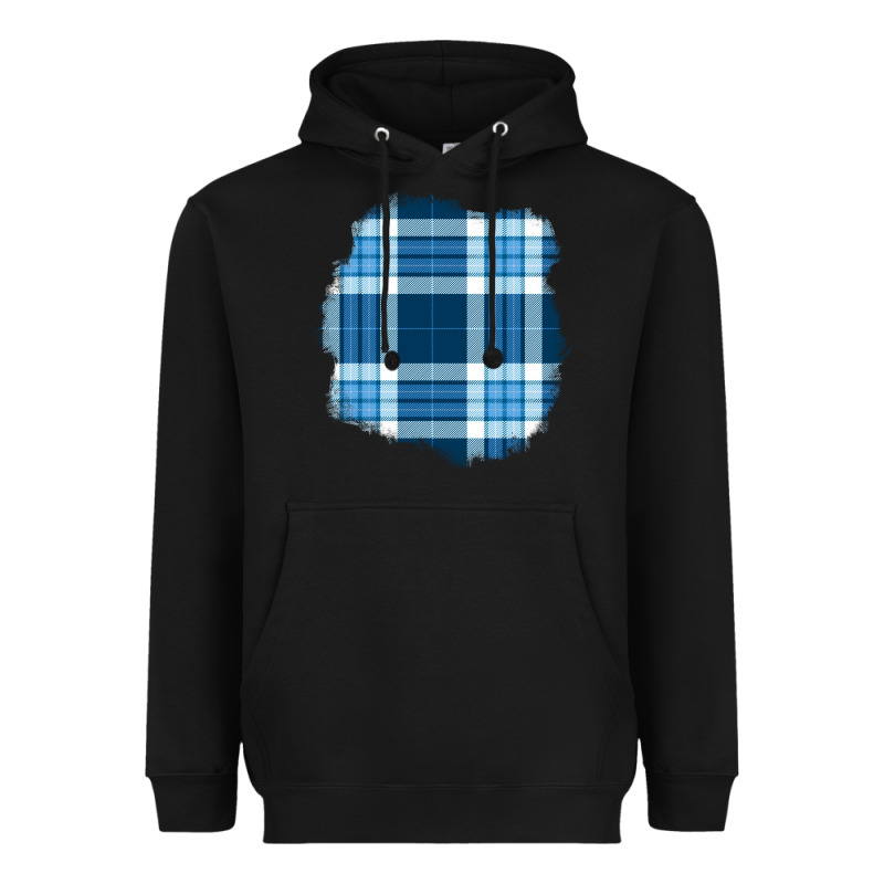 Winter Tartan Patch Heavyweight Hoodie by BundleAndBundleShop | Teevron