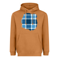 Meerkat Winter Tartan Patch Heavyweight Hoodie - BundleAndBundleShop