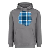 Storm Winter Tartan Patch Heavyweight Hoodie - BundleAndBundleShop