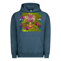 Pigment Midnight Navy inhale the good shit exhale the bad bullshit Urban Hoodie - TumblerDesignByShophia