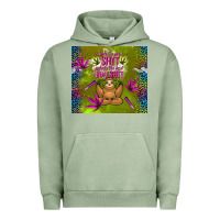 Pigment Oil Green inhale the good shit exhale the bad bullshit Urban Hoodie - TumblerDesignByShophia
