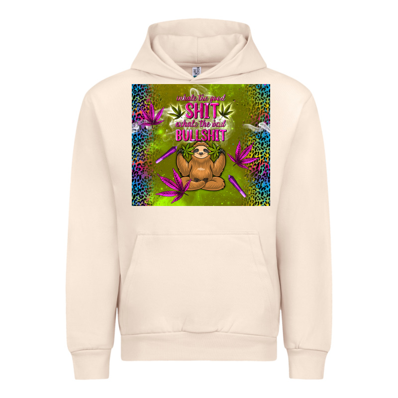 Inhale The Good Shit Exhale The Bad Bullshit Urban Hoodie by TumblerDesignByShophia | Teevron