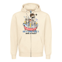 Sandshell do i look like i give a duck Zipper Hoodie - MaliasSmallBusiness