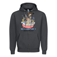 Smoke do i look like i give a duck Zipper Hoodie - MaliasSmallBusiness