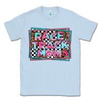 Dusty Blue race track mom Classic Tee - AdoDesignShop