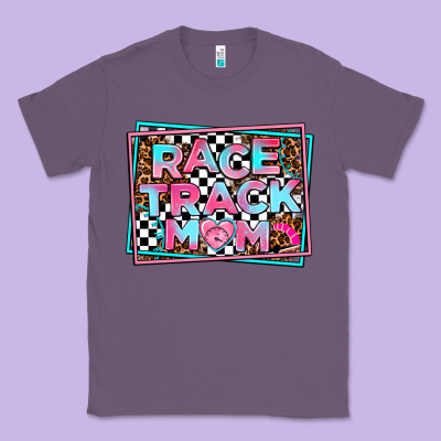 Race Track Mom Classic Tee Designed By Adodesignshop