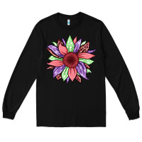 Black easter spring sunflower Long Sleeve Tee - Jasminsmagicworld