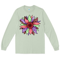 Matcha easter spring sunflower Long Sleeve Tee - Jasminsmagicworld