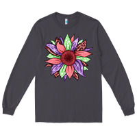 Smoke easter spring sunflower Long Sleeve Tee - Jasminsmagicworld