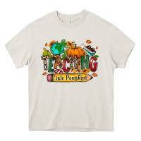 Cream Teaching little pumpkins Heavy Core Tee - RanaPortraitStore