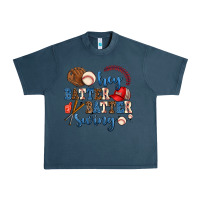 Midnight Navy hey batter batter swing Urban Heavy Tee - AdoDesignShop