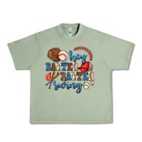 Oil Green hey batter batter swing Urban Heavy Tee - AdoDesignShop