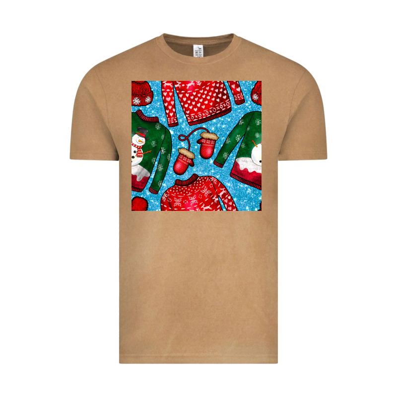 Christmas Clothes Seamless Pattern Vintage Tee by BundleAndBundleShop | Teevron
