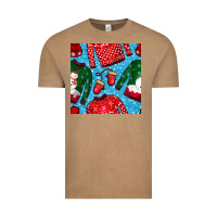 Vintage Coffee christmas clothes seamless pattern Vintage Tee - BundleAndBundleShop