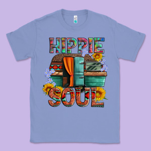 Hippie Soul With Caravan And Flowers Classic Tee Designed By Artiststas