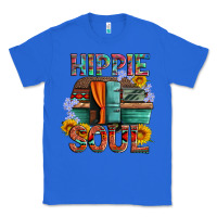 True Royal hippie soul with caravan and flowers Classic Tee - Artiststas