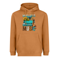 Meerkat Just A Girl Who Loves Country Music Heavyweight Hoodie - BundleAndBundleShop