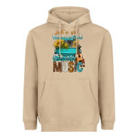 Mushroom Just A Girl Who Loves Country Music Heavyweight Hoodie - BundleAndBundleShop