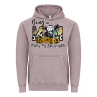 Vintage Zinc being a mom makes my life complate Vintage Hoodie - CowhideDigitalArt
