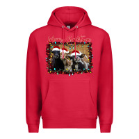 Cardinal Merry Christmas Cows Premium Hoodie - Bettercallsaul