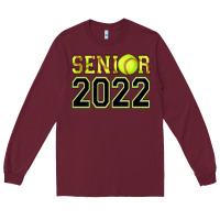 Burgundy senior softball Long Sleeve Tee - AdoDesignShop