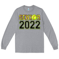 Heather Grey senior softball Long Sleeve Tee - AdoDesignShop