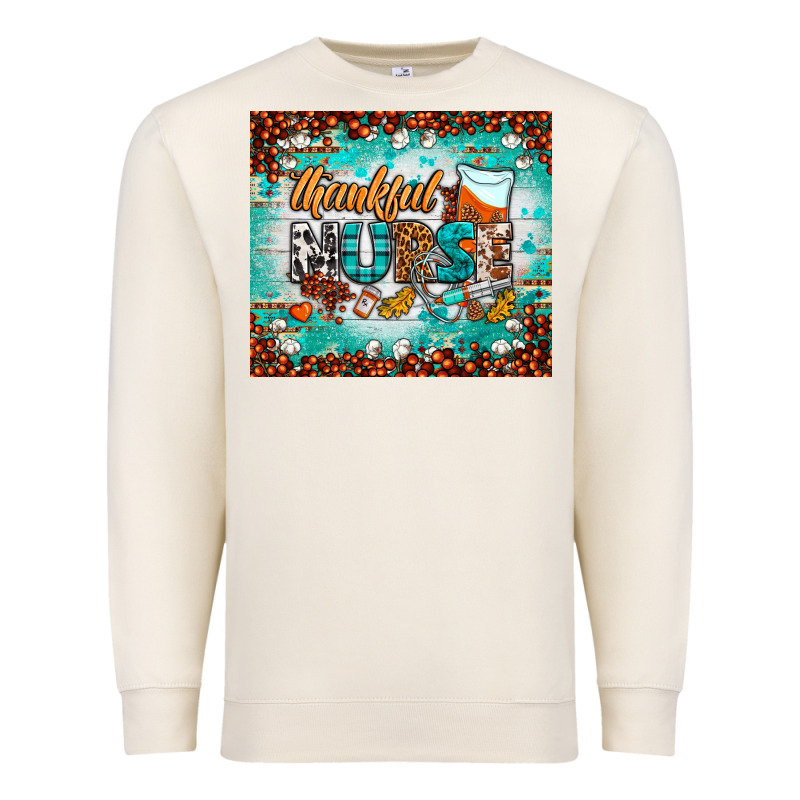 Thankful Nurse Fall Tumbler Premium Sweatshirt by BundleAndBundleShop | Teevron