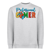 Heather Grey professional gamer Heavyweight Sweatshirt - JahusDesignShop
