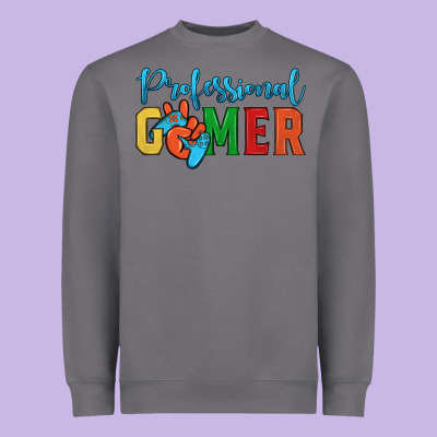 Professional Gamer Heavyweight Sweatshirt Designed By Jahusdesignshop